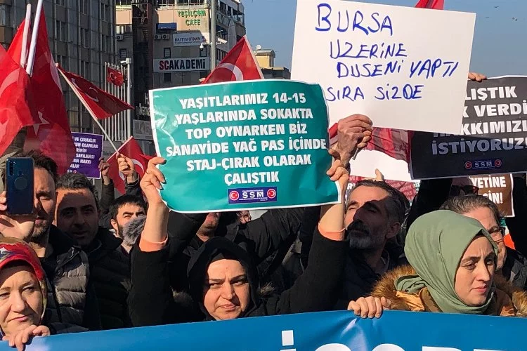 Staj ve çıraklık mağdurları Bursa'da buluşuyor