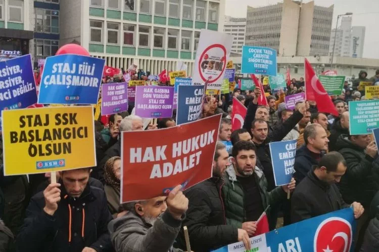 Staj ve çıraklık sigortası mağdurları Bursa'da buluşuyor
