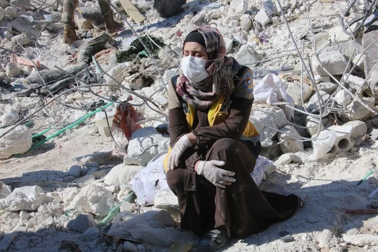 Suriye'de depremdeki can kaybı bin 347'ye ulaştı