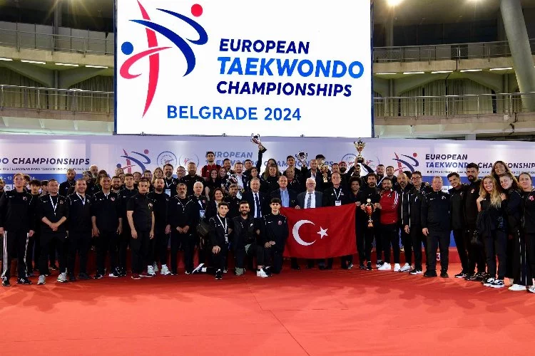 Taekwondo'da Türkiye Avrupa şampiyonu
