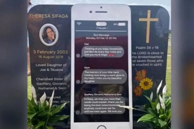 TikTok'ta bu da oldu: Kızlarının mezarına yaptıkları viral oldu
