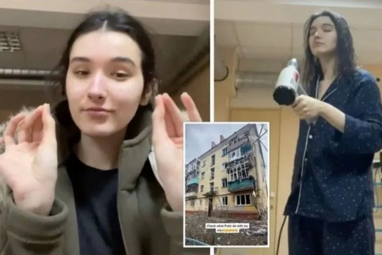 Ukraynalı genç sığınak videolarıyla TikTok fenomeni oldu